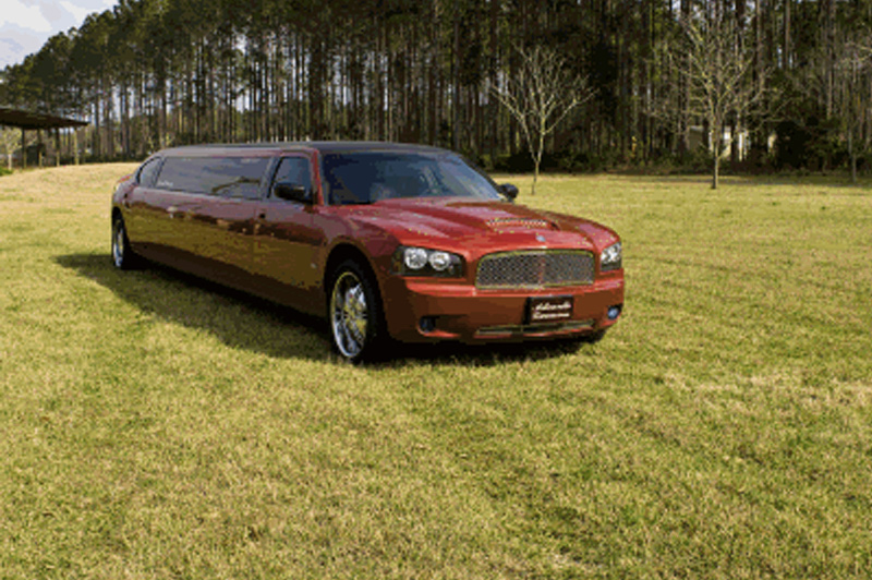 Dodge Charger Red Limos